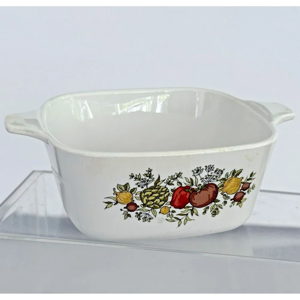 Vintage Corning Ware Spice of Life Mini Casserole Dish P-43-B No Lid 2 3/4 cup